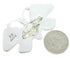 Jewelry Large Statement Oyster Shell Butterfly Ring Size 8-1/4 PS72889